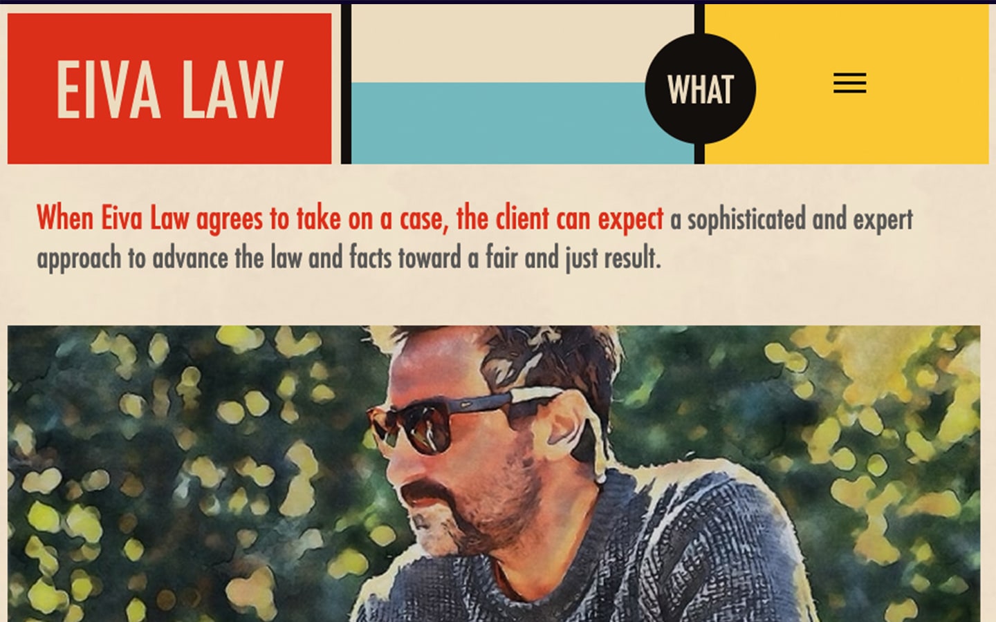 Eiva Law screen capture